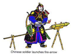 Mongols produced rockets of their own